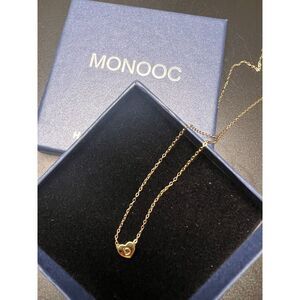 Petite Heart Monogram Necklace